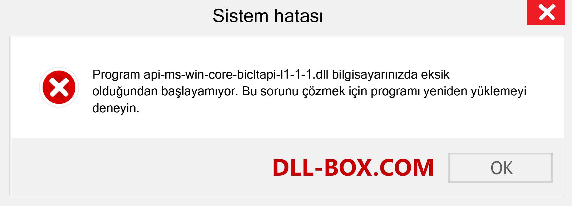 api-ms-win-core-bicltapi-l1-1-1.dll dosyası eksik mi? Windows 7, 8, 10 için İndirin - Windows'ta api-ms-win-core-bicltapi-l1-1-1 dll Eksik Hatasını Düzeltin, fotoğraflar, resimler